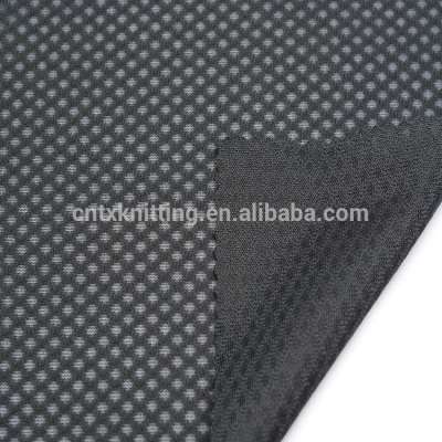 115gsm Square Pattern Rigid Knitted Brushed Fabric For Shoes Lining